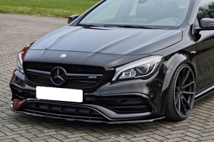 メルセデスベンツ CLA 45 C117 A117 後期 AMG フロント スプリッター スポイラー / アンダー スプリッター エプロン ディフューザー