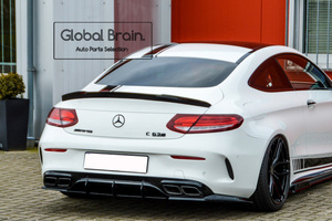 メルセデスベンツ Cクラス C63 AMG W205 C205 リア ディフューザー フィン+ リア サイド スパッツ /バンパー トリム ディフューザー カバー