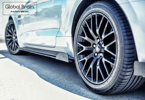 2015- フォード マスタング GT サイド スカート カバー ウィングレット / スプリッター スポイラー エプロン ディフューザー
