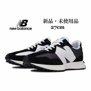 NEWBALANCE ニューバランス U327 LC ブラック ホワイト メンズ スニーカー 27cm