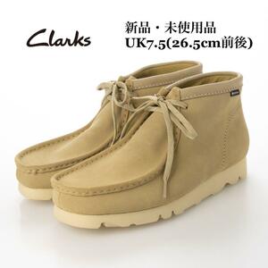 Clarks クラークス Wallabeeboot gtx ワラビーブーツ ゴアテックス メープルスエード UK7.5