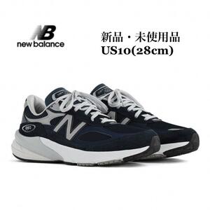 NEWBALANCE ニューバランス M990NV6 990V6 ネイビー メンズスニーカー US10