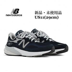 NEWBALANCE ニューバランス M990NV6 990V6 ネイビー メンズスニーカー US11