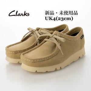 Clarks クラークス Wallabee gtX ワラビー ゴアテックス メープルスエード レディースシューズ モカシン UK4