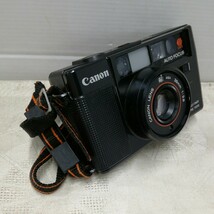 g_t Q141 フィルムカメラ “昭和レトロ　キャノン　フィルムカメラ　「Canon オートボーイ AF35M+袋付き」箱付き“_画像4
