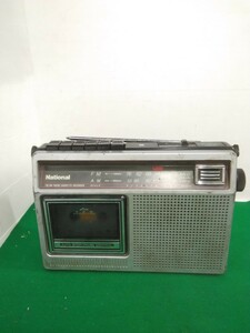 g_t Q939 ナショナル FM/AMステレオラジカセ(RX-1230)★AV機器★オーディオ機器★カセットデッキ★ラジカセ☆ナショナル