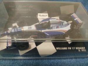 1/43 MINICHAMPS 1995年　ウィリアムズルノーFW17#5 D・ヒル　【ケースヒビあり】