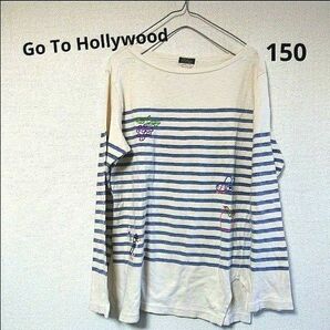 《GoTo Hollywood》刺繍 長袖 Tシャツ