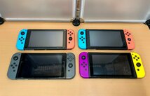 【ジャンク】Nintendo Switch　本体のみ　まとめ売り4台　【1円スタート！】_画像1