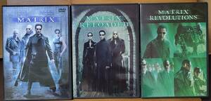 【DVD３作セット】MATRIX マトリックス　キアヌ・リーブス　マトリックス＋リローデット特別版2枚組＋レボリューションズ特別版2枚組