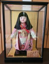 ひな人形　ガラスケース付き　日本人形_画像1