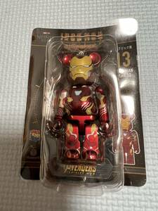 Happy くじ INFINITY SAGA IRONMAN アイアンマン ベアブリック賞　13. [IRON MAN Mark 50]