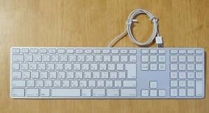 Apple純正 Aluminum USB Keyboard 日本語キー テンキー付