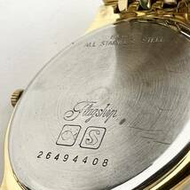 n187/ LONGINES ロンジン 白文字盤 ゴールド 腕時計 ケース付き_画像6