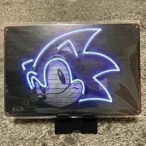 SONIC ソニック SEGA ブリキ看板 インテリア_画像1