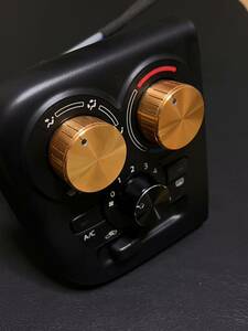  Gold black Suzuki Every air conditioner dial aluminium Da17v da17w DR17 Clipper Wagon Every parts knob knob custom 