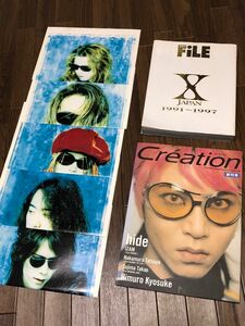 x japan SHOXX FILE 1991-1997 YOSHIKI hide creation クレアシオン