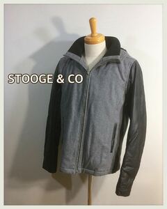 ■STOOGE & CO ストゥージ & コー■ブルゾン 袖リブ付き バロックジャパンリミテッド: XL☆T-369