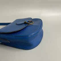 1円 美品 LOUIS VUITTON ルイヴィトン ミニサンクルー エピ レザー 本革 ミニ ショルダーバッグ ポシェット トレドブルー 31340_画像6