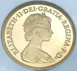 2ソブリン金貨 高鑑定 1983年 同グレード鑑定146枚 イギリス ヤングエリザベス NGC PF69 ULTRA CAMEO 英国 アンティークコイン 2SOV