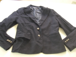  beautiful goods Urban Research wool navy blue thin jacket black 38