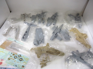  fighter (aircraft) all sorts assembly ending plastic model parts other together large amount Junk set 