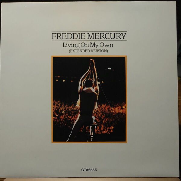 【英国オリジナル】freddie mercury/living on my own 【レコード、フレディ・マーキュリー】