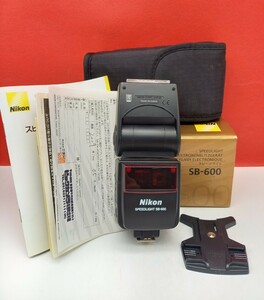 ■ Nikon SB-600 ストロボ フラッシュ カメラ アクセサリー 付属品 通電確認済 ニコン