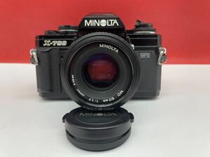 ＊ MINOLTA X-700 フィルムカメラ 一眼レフカメラ MD 50mm F1.7 レンズ 現状品 ジャンク ミノルタ