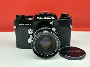 ≡ MIRANDA SENSOREX II ボディ AUTO MIRANDA 1:1.8 f＝50mm レンズ 一眼レフ フィルムカメラ 動作未確認 ジャンク ミランダ 