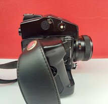 ■ MAMIYA M645 1000S ボディ SEKOR C 80mm F2.8 レンズ 中判フィルムカメラ 動作確認済 シャッター、露出計OK 付属品 マミヤ_画像4