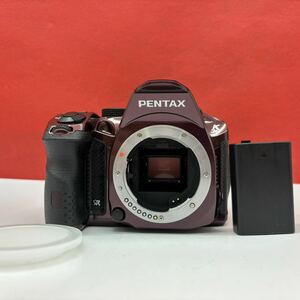 ◆ PENTAX K30 デジタル一眼レフカメラ ボディ ボルドー オーダーカラー バッテリー付属 動作確認済 ペンタックス