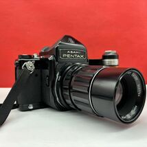 ◆ PENTAX 6×7 TTLファインダー Super-Multi-Coated TAKUMAR/6×7 F4/200 レンズ 中判フィルムカメラ シャッター、露出計OK ペンタックス _画像3