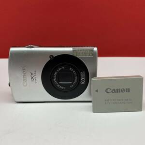 □ CANON IXY DIGITAL 910IS コンパクトデジタルカメラ 4.6-17.3mm F2.8-5.8 シルバー 動作確認済 NB-5L バッテリー キャノン