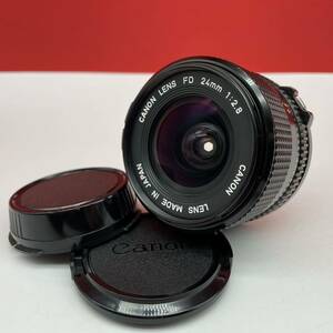 □ Canon LENS New FD 24mm F2.8 カメラレンズ 単焦点 マニュアル キャノン