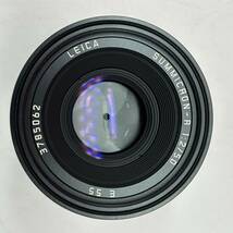 ◆ 【防湿庫保管品】 Leica Summicron-R F2/50 E55 カメラレンズ ズミクロン フード内蔵 ライカ_画像2