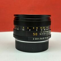 ◆ 【防湿庫保管品】 Leica Summicron-R F2/50 E55 カメラレンズ ズミクロン フード内蔵 ライカ_画像7