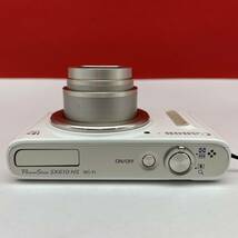 □ Canon PowerShot SX610HS コンパクトデジタルカメラ ホワイト 白 4.5-81.0mm F3.8-6.9 通電確認済 現状品 NB-6LH バッテリー キャノン_画像6