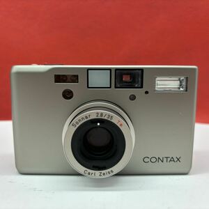 ◆ 【防湿庫保管品】 CONTAX T3 コンパクトフィルムカメラ 動作確認済 シャッター、フラッシュOK ケース付 コンタックス