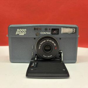 ◆ 【防湿庫保管品】 希少 CONTAX TVS III 2000 Jahrhundert wende 記念モデル コンパクトフィルムカメラ Carl Zeiss コンタックス 