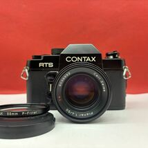◆ CONTAX RTS フィルムカメラ 一眼レフカメラ ボディ Carl Zeiss Planar 1.4/50 T* シャッター、露出計OK コンタックス_画像1