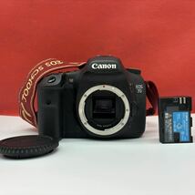 ◆ Canon EOS 7D デジタル一眼レフカメラ ボディ シャッター、フラッシュOK バッテリー付属 キヤノン キャノン _画像1