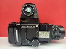 ■ Mamiya RB67 proSD ボディ MAMIYA-SEKOR C 4.5/50 6.3/360 レンズ 中判フィルムカメラ 動作確認済 シャッター、露出計OK マミヤ_画像4