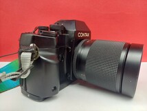■ CONTAX RX フィルムカメラ 一眼レフ ボディ Carl Zeiss Planar F2 100mm レンズ 動作確認済 シャッター、露出計OK コンタックス _画像4