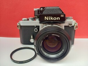 ■ Nikon F2 フォトミック DP-1 フィルム一眼レフカメラ ボディ NIKKOR 50mm F1.4 レンズ 動作確認済 シャッターOK ニコン