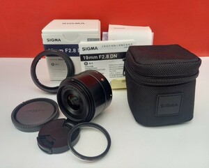 ■ SIGMA 19mm F2.8 EX DN Art SONY ソニー Eマウント用 ミラーレス一眼カメラ 動作確認済 シグマ