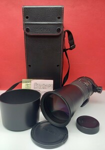 ■ SIGMA APO 170-500mm F5-6.3D カメラ レンズ 動作確認済 ケース付 Nikon用 ニコン シグマ