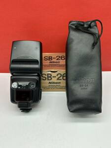 ≡ Nikon SB‐26SPEEDLIGHT スピードライト カメラアクセサリー ストロボ 発光動作確認済 ニコン