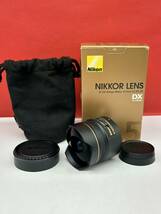 ≡ 美品 使用回数浅め Nikon AF FISHEYE NIKKOR 10.5mm F2.8 G ED DX カメラレンズ 動作確認済 ニコン_画像1