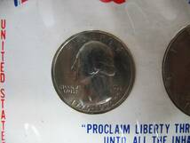 定形外郵便.210円発送OK　リバティコイン　1776-1976 ワシントン　ケネディー　アイゼンハワー　2枚での価格です　（赤枠.樂多我）_画像3